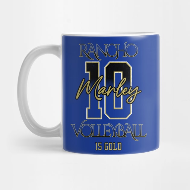 Marley #10 Rancho VB (15 Gold) - Blue by Rancho Family Merch